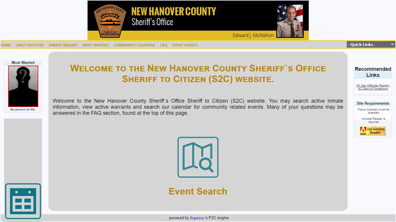 New Hanover Sheriff's Office P2C